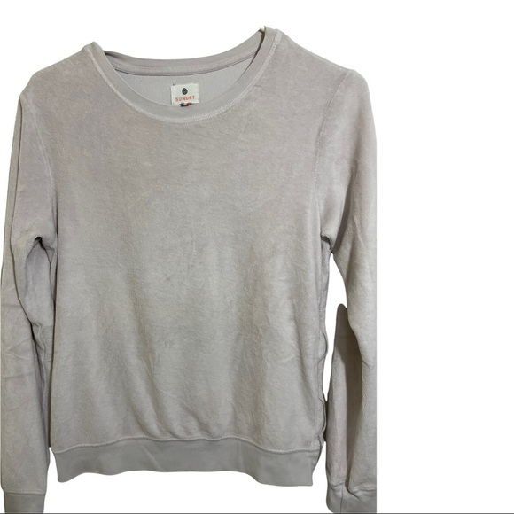 Sundry womens sweatshirt size 1 Small size zip pullover crew neck light - Picture 3 of 10